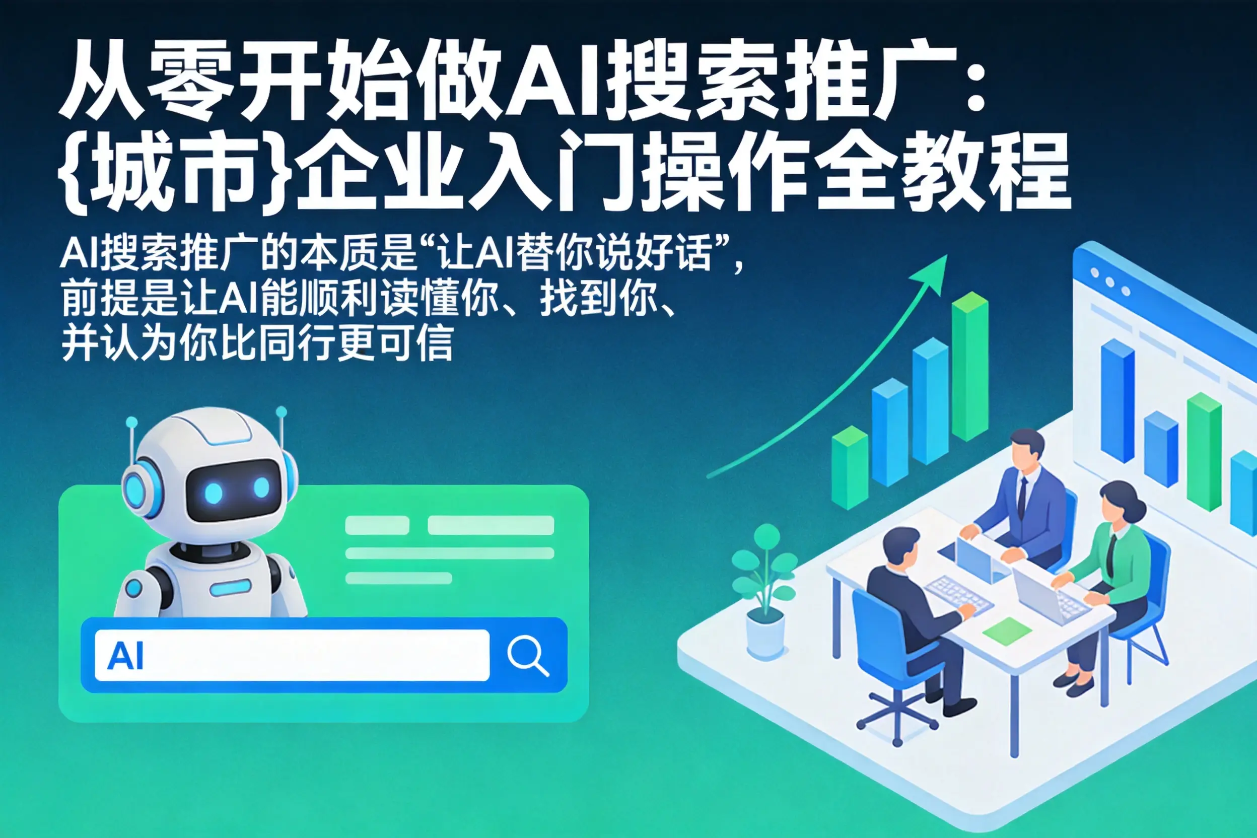 从零开始做AI搜索推广：柳河企业入门操作全教程